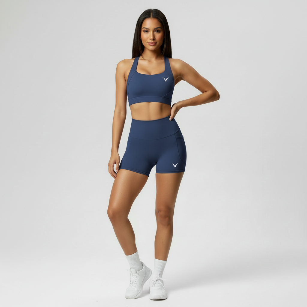 VELORE HANEUL Crossed Short  Co-ord Set