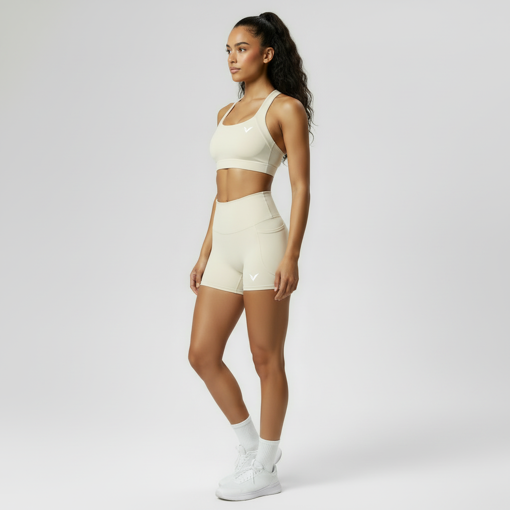 VELORE HANEUL Crossed Short  Co-ord Set