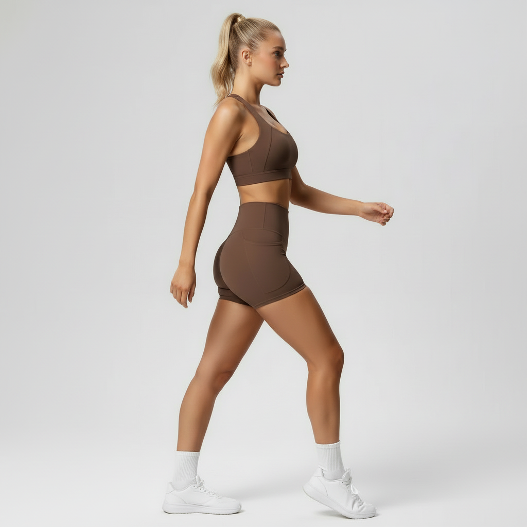 VELORE HANEUL Crossed Short  Co-ord Set