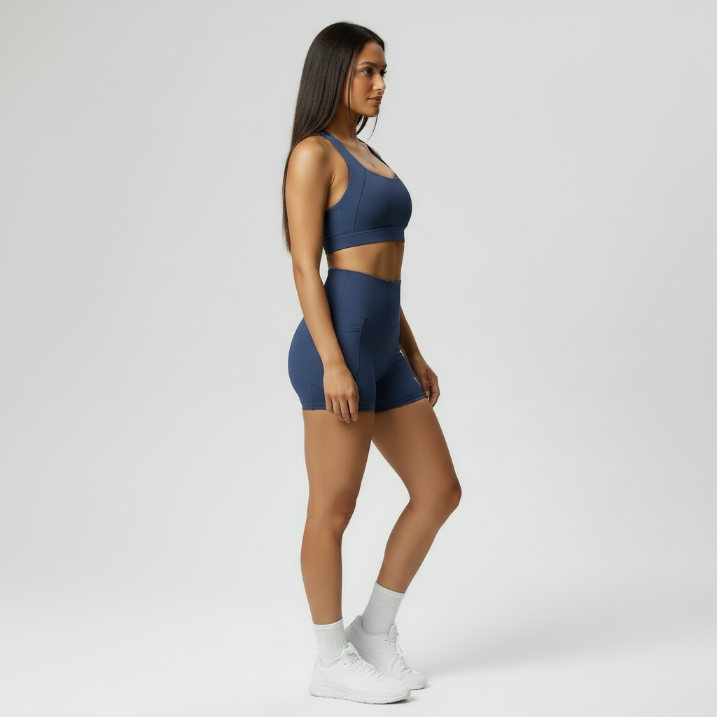 VELORE HANEUL Crossed Short  Co-ord Set